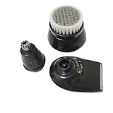 Kompatibel mit Philips, Norelco RQ1050 RQ1060 RQ585/52 Serie 9000 7000 RQ1260 RQ12 RQ11 Nasentrimmerkopf-Reinigungsbürste, Ersatz-Rasierklingenbaugruppe, 3 Stück/Los