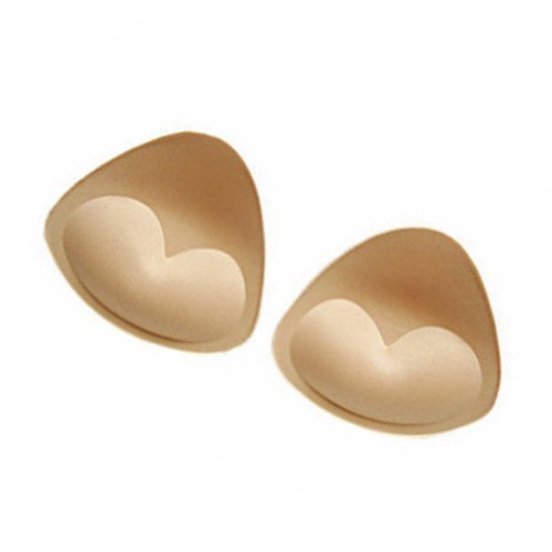 CA Fashion Triangle Foam Push Up Pads Bikini Bra Breast Enhancer
