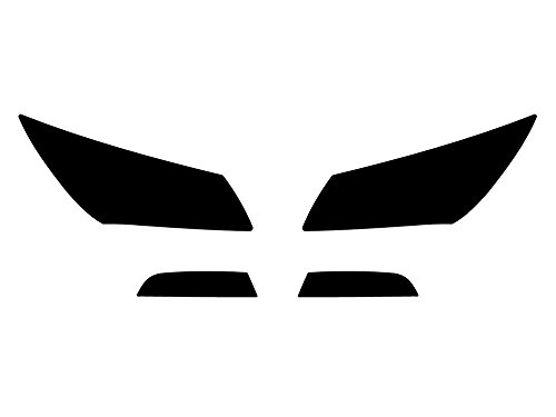 Rvinyl Headlight Tint Covers Compatible with Buick Lacrosse 2014-2016 - Matte Smoke