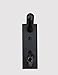 Horizontal Display Mount for Electric Guitars (Made in the USA) (Black/Lefty)