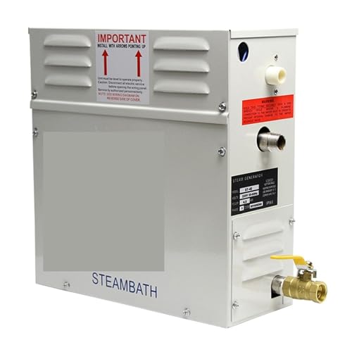 Generador De Vapor De 9KW For Ducha, Máquina De Vapor Doméstica, Equipo De Sauna, Baño, SPA, Ducha De Vapor Con Controlador Digital Calefacción Eficiente(9kw)