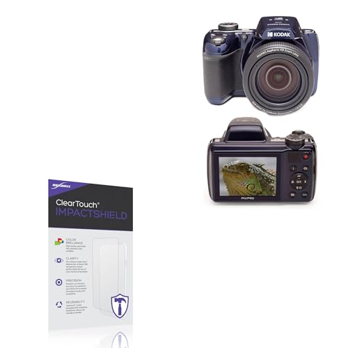 BoxWave Screen Protector Compatible with Kodak PixPro AZ528 - ClearTouch ImpactShield (2-Pack), Impenetrable Screen Protector Flexible Film