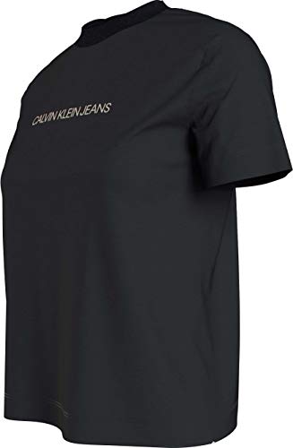 Calvin-Klein-Jeans-Damen-Shrunken-Institutional-Tee-T-Shirt