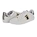 Guess Men's Bertell Sneaker, White/Metallic Multi 141, 12