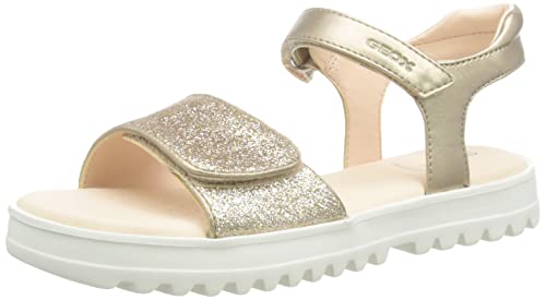 Sandali Geox Coralie Per Bambine - Effetto Pelle Perlata Con Glitter, Comodi E Traspiranti - Foto 9