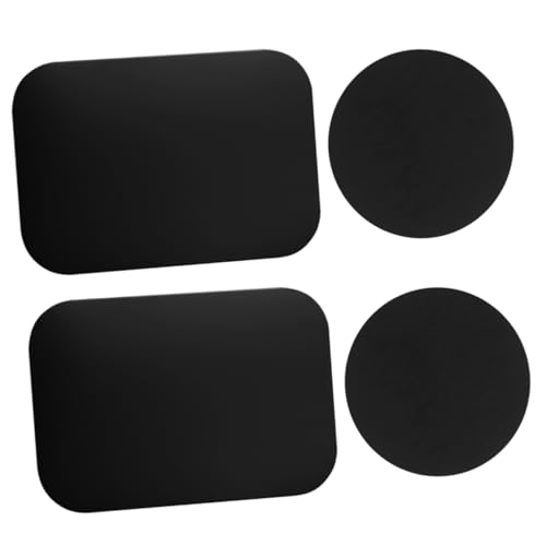 COLLBATH 4pcs Stainless Steel Phone Holder Phone Case Mount Magnets Metal Sticker for Cellphone Magnets Black Magnet