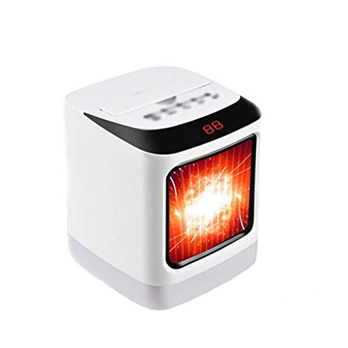 Calentador de escritorio blanco, sobreprotección para el hogar y la oficina, ligero de mano y fácil de transportar
