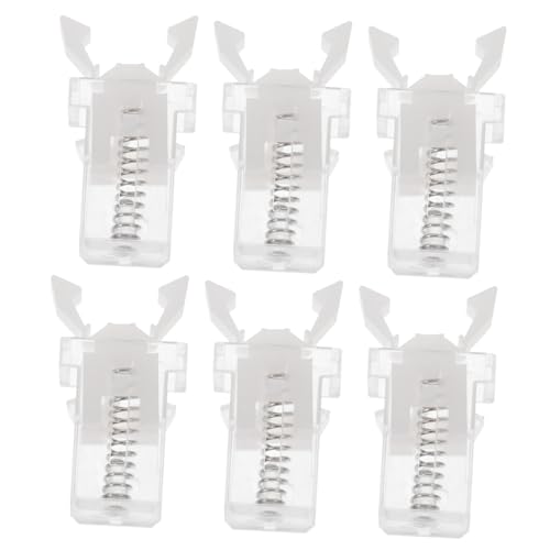 FONDOTIN 10pcs Push- Buckles for Garbage Can Lock Trash Can Lid Buckle Replacement Easy Fixation Clip for Kitchen Waste Bin