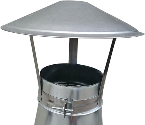 Stainless Steel Chimney Cap - Adjustable Roof Vent for Airflow and Ventilation, Weatherproof Design