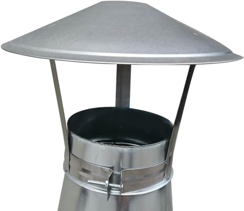 Chapeau de cheminee reglable en acier inoxydable universel
