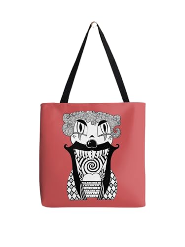 Sac fourre-tout FUN house cabas de cours étudiant et sac shopping femme