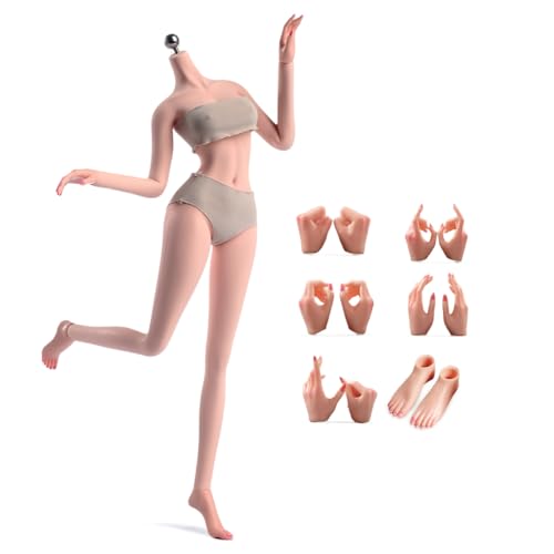 Corps féminin 1/6 sans couture Fremego super flexible avec pieds amovibles