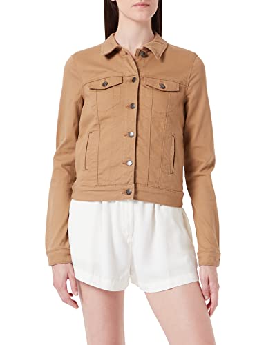 VERO MODA TALL Women's VMHOTSOYA LS Jacket Tall Jeansjacke, Tigers Eye, XS/T Cover
