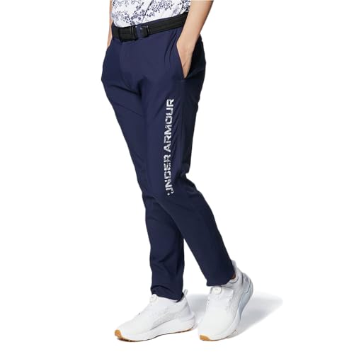 [A_[A[}[] UA Iso-chill Tapered Pant Midnight Navy / / Halo Gray LG