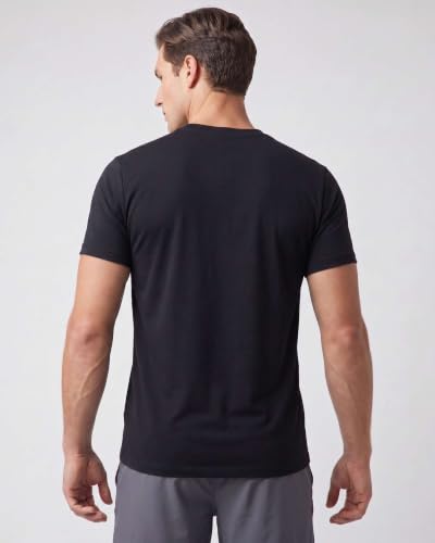Image of 5 Pack: Men's V-Neck Dry-Fit Moisture Wicking Active Athletic Tech Performance T-Shirt