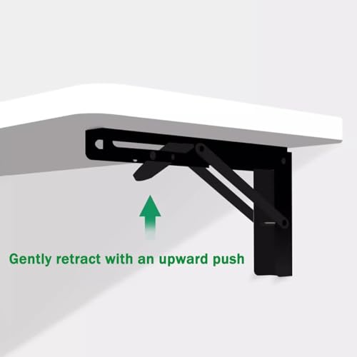 Table murale pliante pour petits espaces encombrés 70cm