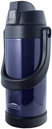 Aquatix Double Wall Insulated Extra Large XL Stainless Steel Sport thermos Bottle 68 ounce Midnight Blue