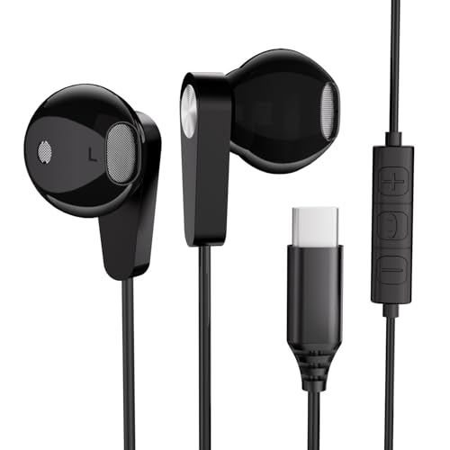 Cuffie USB C con Microfono per Samsung S24 Ultra S25+