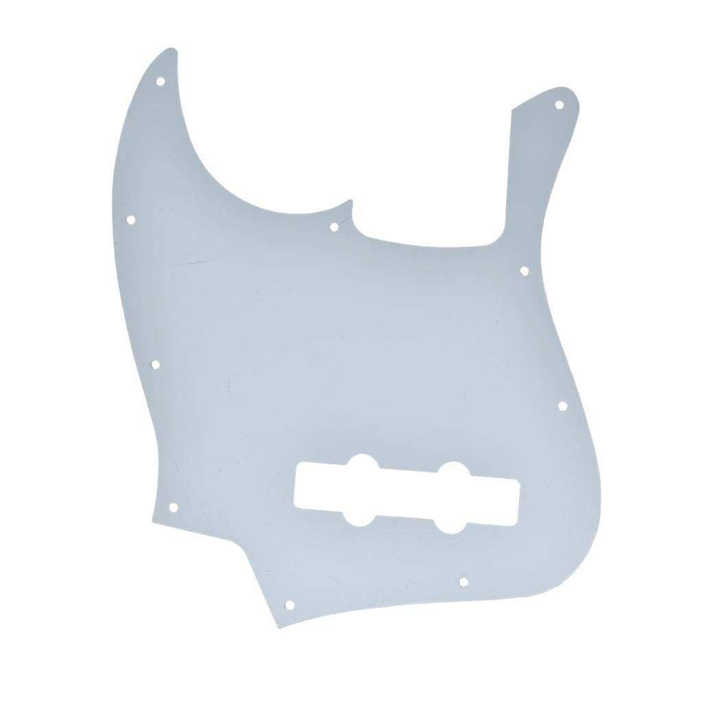 KAISH Pickguard J Bass 4 cordes pour guitare Jazz J Bass Fabriqué aux États-Unis/Mexique Noir/blanc