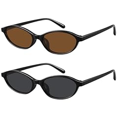 2 Pack: Black Frame Grey Lens+black Frame Brown Lens