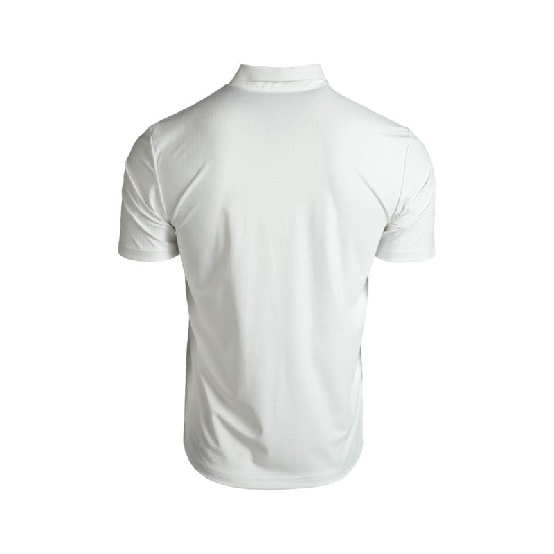 Izas Destin Polo Técnico de Hombre. Camiseta de Manga Corta Ligera y Transpirable para Actividades al Aire Libre y Uso Diario. Ice. XL