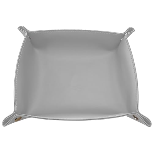 Porta Treco de mesa em Couro Sintético Premium Branco