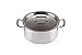 Le Creuset Pentola Multistrato con Coperchio, Ø 24 cm, Acciaio Inox, Volume 5.3L, Ottimale per Tutte le Fonti di Calore, Induzione Inclusa