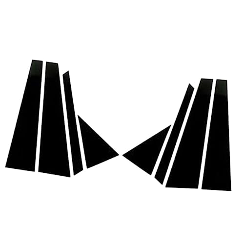 Cubierta de postes de pilar de coche en negro brillante para proteger la ventana de su Tucson
