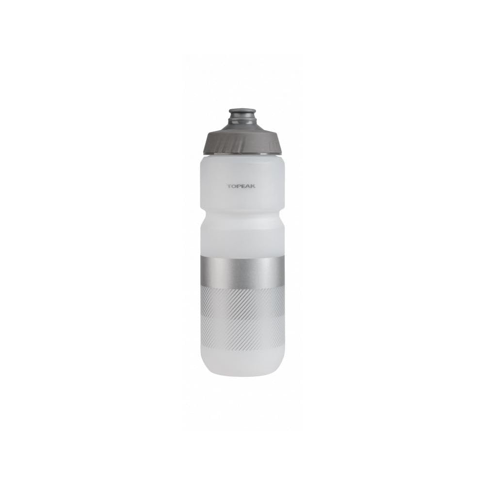 Topeak TTI Bottle 750ml, BPA-Free, Taste-Free Water Bottle, White/Black