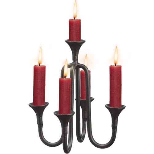 Lawnrden OKTM241008QFSMA93US Candelabra Tree Topper,Resin Candelabra Christmas Tree Decorations,5 Arm Baby Candelabra Resin Vintage Candle Holder thumb #5