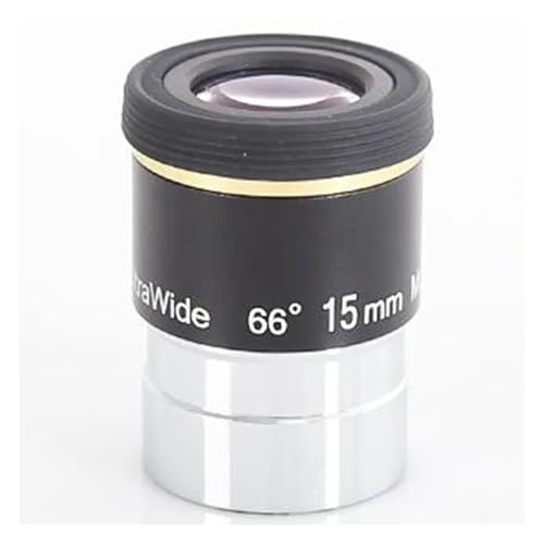 Ocular astronómico UW15mm de 1,25 pulgadas para observar el espacio profundo