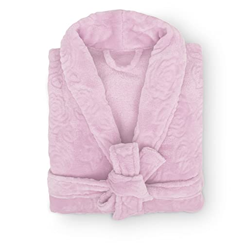 Roupão Microfibra Flannel Lady Adulto - Appel - Rosa Gloss
