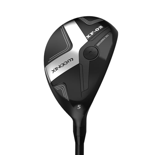 XINGGM Golf Hybrid Golf Clubs for Men,Premium RH 3 Hybrid/4 Hybrid/5 Hybrid Golf Club & Utility Golf Clubs Easier Green Approaches and Precise Landing Control (Graphite, 5 Hybrid, Stiff, Right)