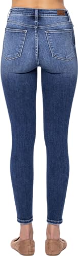 Judy Blue Women's High-Rise 5-Button Fly Skinny Jeans 82319 (Medium Blue,11)4
