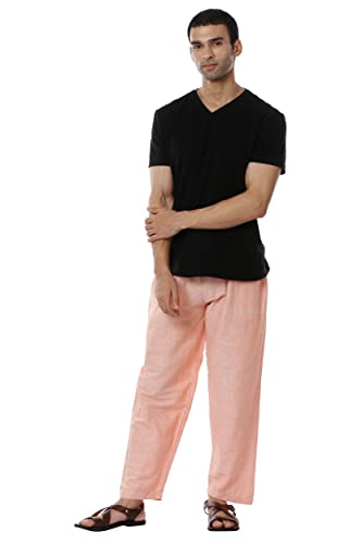 Image of Aatman One Size Men's Eco-Friendly Cotton Pyjama Pack of 2 | Fits Waist Size 28 to 36 Inches