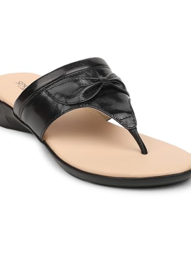 Image of Liberty Senorita AGL-110P Casual Flat Sandal For Women With PVC Sole | Stylish and Comfortable | Durable Summer Footwear for Outdoor Indoor | Lightweight Cushioned Footbed