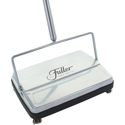Fuller Brush 17034 Carpet & Floor Sweeper- Mini Stick Cleaner for Hardwood Surfaces, Wood Floors,...
