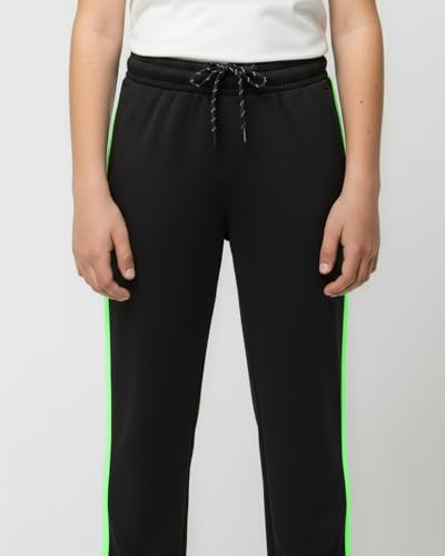 Image of Real Essentials 3 Pack: Boys' Mesh Open Bottom Active Sweatpants with Pockets & Drawstring