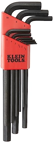 Klein Tools LMK10 L-Style Hex Key Caddy Set Metric, 9-Piece #1