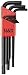 Klein Tools LMK10 L-Style Hex Key Caddy Set Metric, 9-Piece
