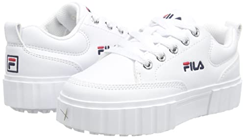 FILA Sandblast Kids Sneaker, White, 32 EU
