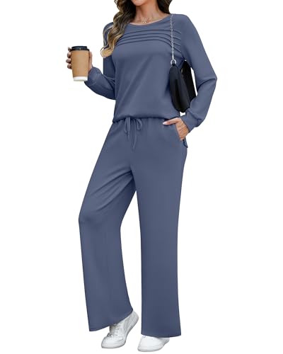 Simlakey Women 2 Piece Lounge Set 2025 Winter Long Sleeve
