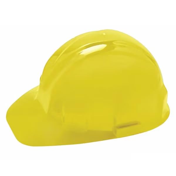 Hard Hat, Sentry III*, Polyethylene, 6 Point Ratchet, Type 1, Class E, Yellow, Mfr: 14407-A