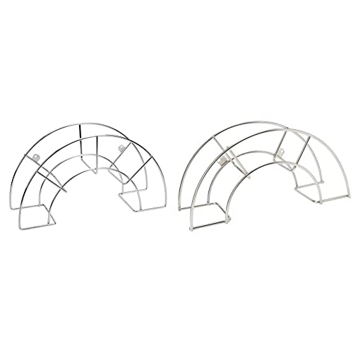 Sauvic 03303-Wandschlauchhalter, aus 304 Edelstahl, groß, 46,5x16,5x24 cm & 03302-Wandschlauchhalter, aus 304 Edelstahl, klein, 36.5x13.5x19.5 cm Cover