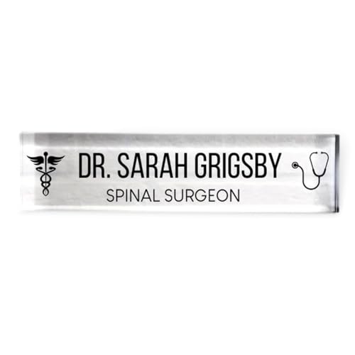 Personalized Medical career Name Plaque, Nursing Doctor Medical Physician desk name plate, Nurses Graduation Gift, Doctors Desk Decor