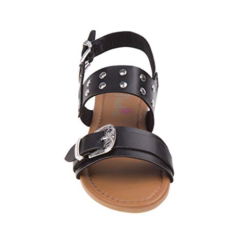 Josmo Girl's Violet Sandal, Black, 1 Medium US Little Kid2