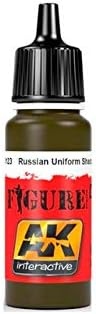 AK InteractiveRussian Uniform Shadow - Plastic Model Paints and Finishes # 3123
