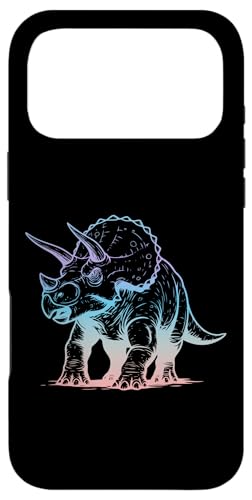 �g���P���g�v�X�A�����A����, Triceratops, Dino, Dinosaur �X�}�z�P�[�X iPhone 17 Pro Max �p