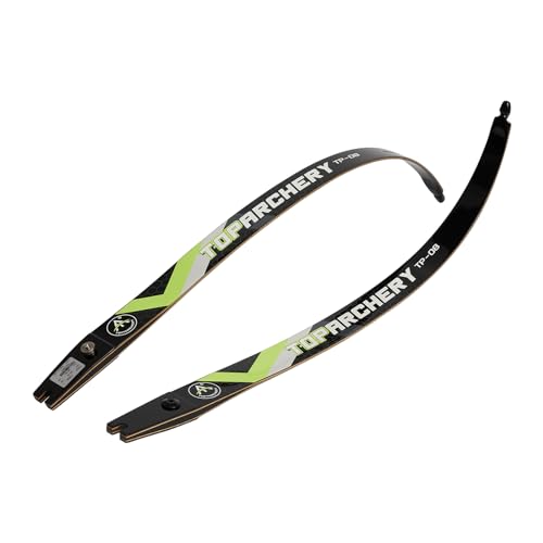 TOPARCHERY Competitive Recurve Bow Limbs 20-40lbs ILF Bowlimbs for Recurve Bow Tradition Hunting and Target Shooting (20LB)