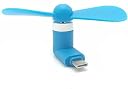 VAKIBO Portable Mini USB Type-C Fan for Mobile Phone and Power Bank, Blue gallery image